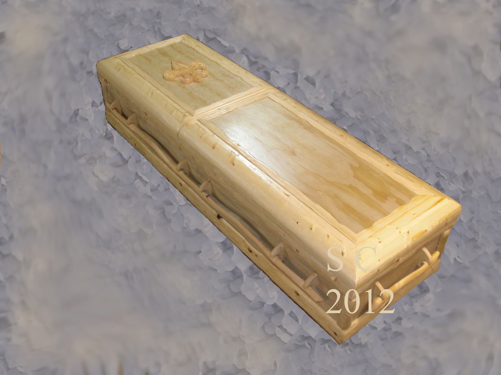 homemade casket designs