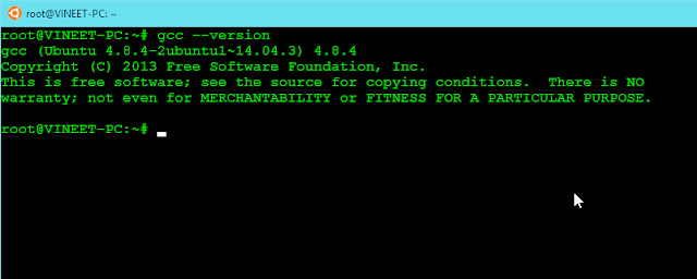 Install gcc compiler in Windows  Bash