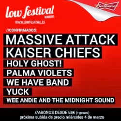 Massive Attack, Kaiser Chiefs y The Hives al Low Festival de Benidorm