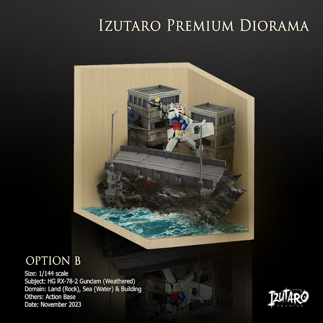 Izutaro Gunpla Diorama Design for Commission Work