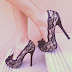 Adorable lace high heels