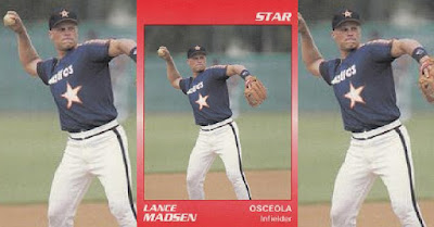 Lance Madsen 1990 Osceola Astros card