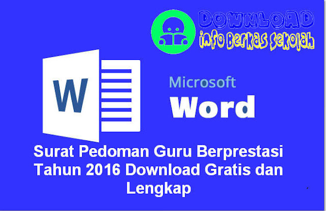 Pedoman guru Berprestasi jenjang SD tahun  Surat Pedoman Guru Berprestasi Tahun 2020 Download Gratis dan Lengkap