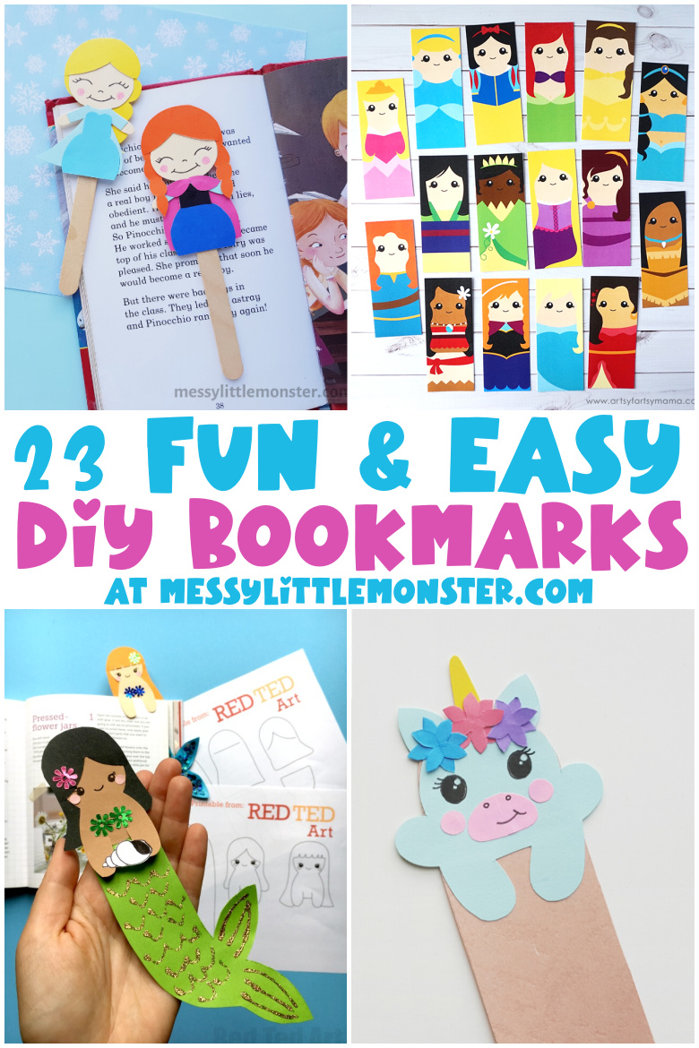 DIY bookmarks for kids