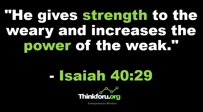 Image of Bible Quotes on Strength