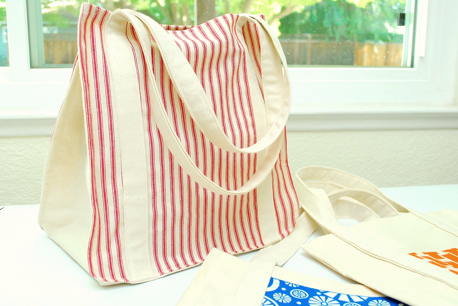 DIY Reusable Grocery Tote Bag Tutorial