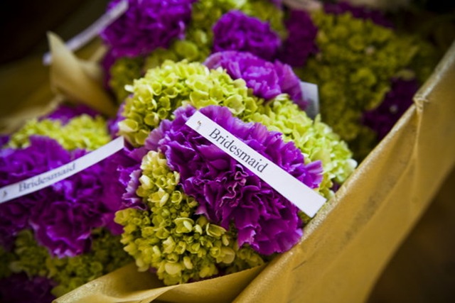 The wedding is a year away so there is much time deciding what flowers and 