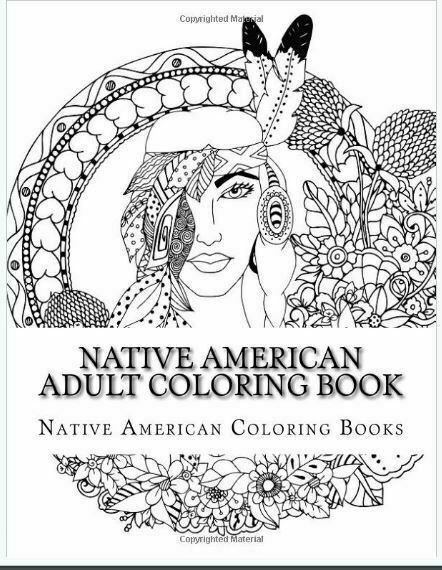 Native American Adult Coloring Book By