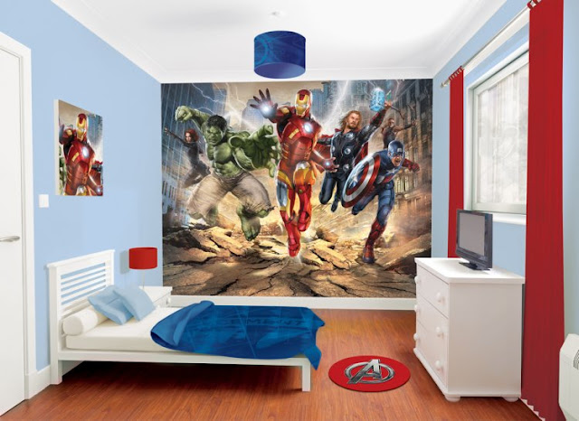 THE AVENGERS BEDROOM DECORATION AVENGERS BEDDING SET by dormitorios.blogspot.com DORMITORIOS DE LOS AVENGERS