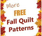 FREE QUILT PATTERNS-FALL QUILT PATTERNS-LEAF PATTERNS-FALL PATTERNS