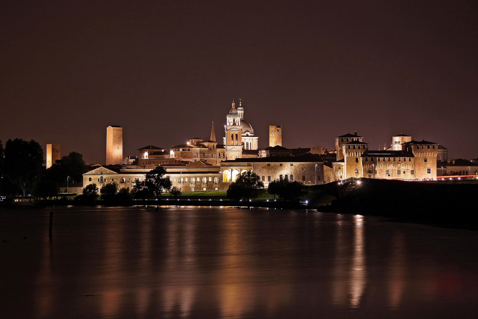 The city of Mantua in Italy