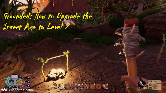 Grounded: How to Upgrade the Insect Axe to Level 2