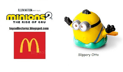 Slippery Otto Figure - a McDonalds Minions 2 Happy Meal Toy 2022