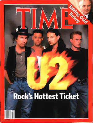 U2 on the cover of Time magazine