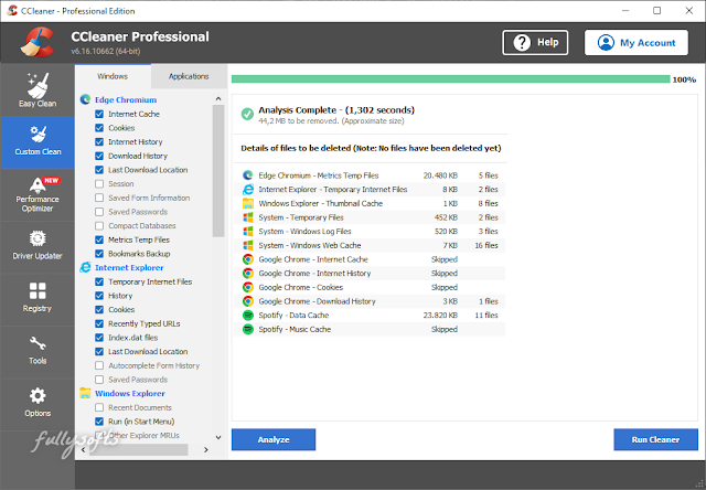 Download CCleaner Professional, Technician and Business Version (Cracked) Full Version without any Registration.