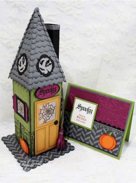 Witch’s Cottage Luminary and Card