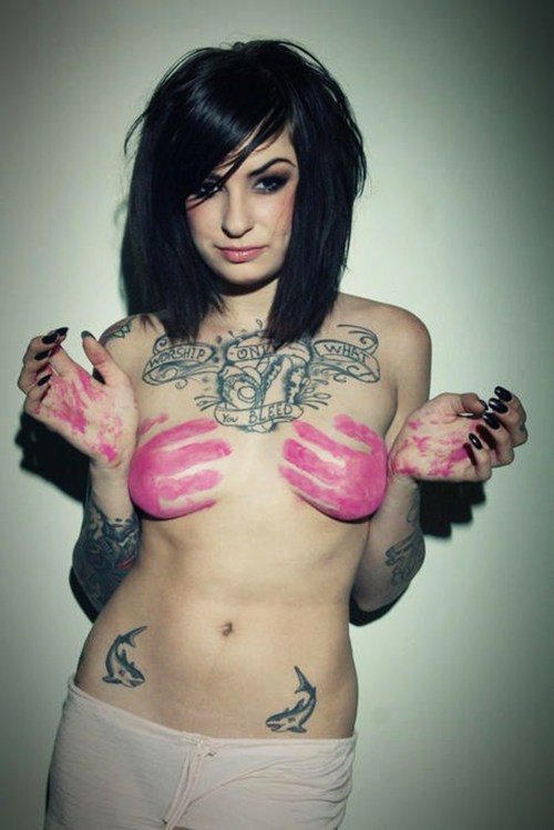 Breast Tattoo
