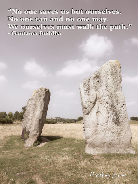 “No one saves us but ourselves. No one can and no one may. We ourselves must walk the path.” ― Gautama Buddha