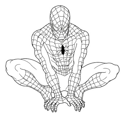 Desenhos do Homem Aranha para Colorir e Imprimir – Spiderman Marvel