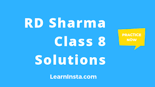 RD Sharma Class 8 Solutions