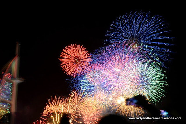 2014 Fireworks at Burj Al Arab