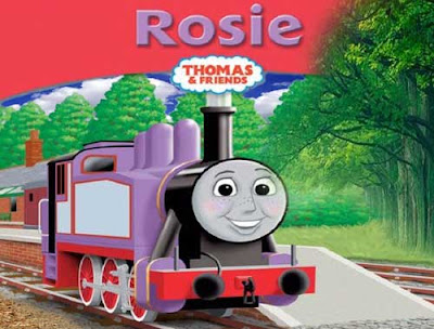 America made the brilliant red Rosie tank engine a small scale railway drawing in wooden station