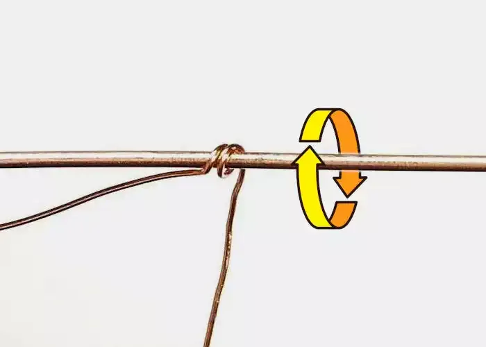 ワイヤーウィーブペンダント step1 ワイヤーを用意