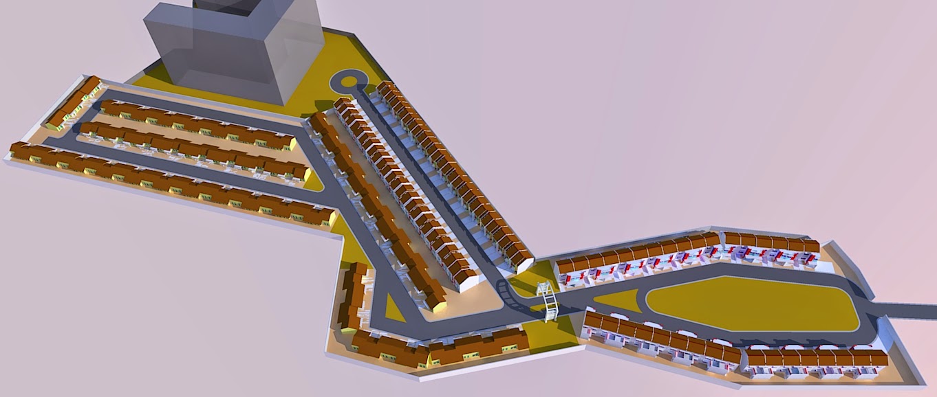 Apartemen di Perumahan  Jasa Pembuatan Site Plan