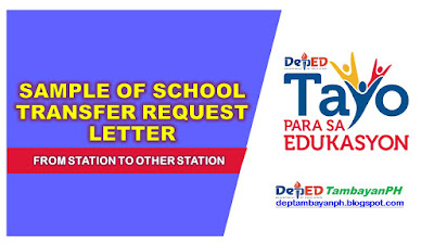 endorsement letter for transfer of work assignment deped