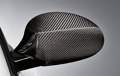 Mirror caps in carbon Exterior