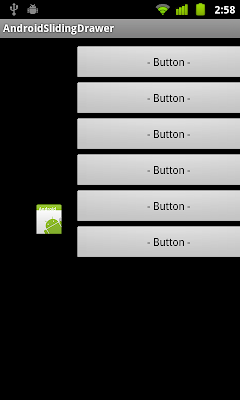 Inflate SlidingDrawer from XML