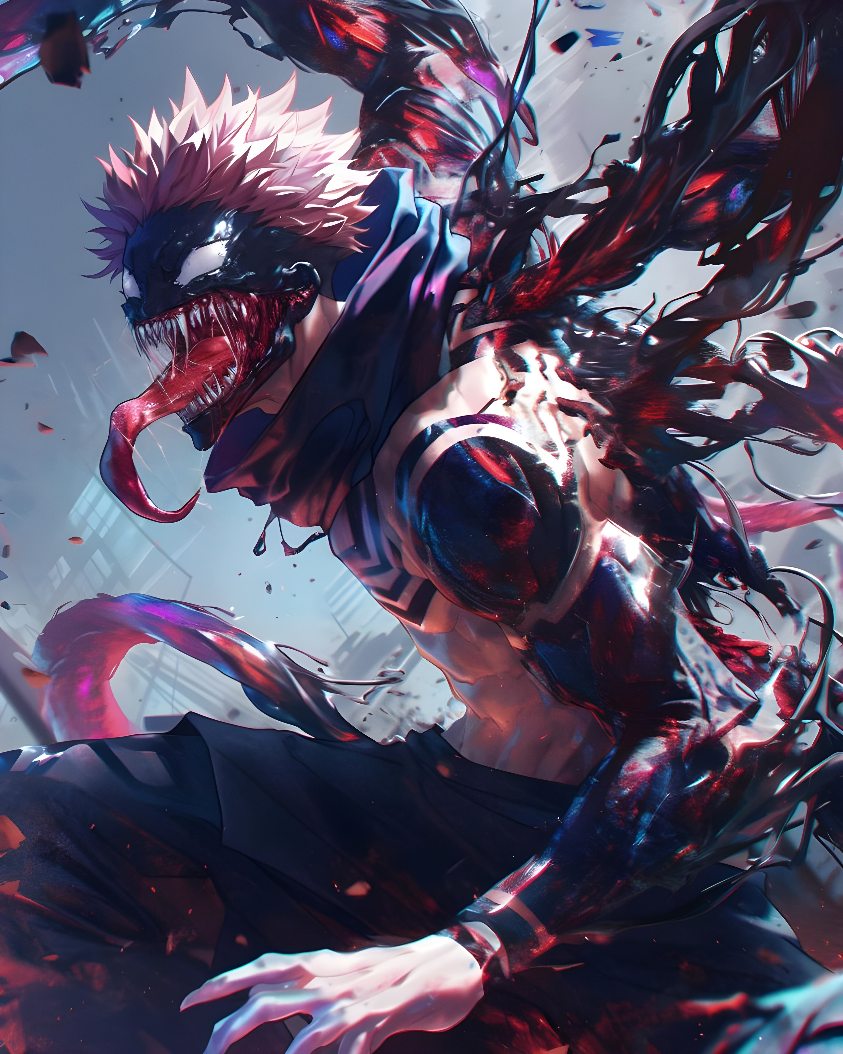 Sukuna X Venom Cool Wallpaper