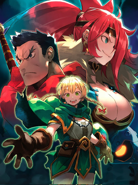 Joe Madureira's Battle Chasers Issue 12 Cover Featuring Garrison, Gully and Red Monika drawn by Andrew Cockroach