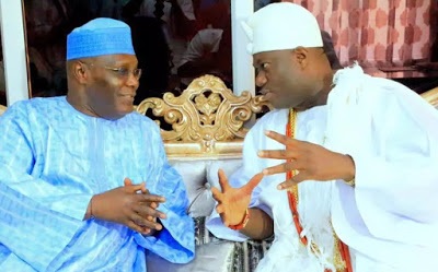 Ooni Of Ife’ Visit To Atiku Sparks Outrage, “Adeyeye Ogunwusi Downgrading Ooni Title” – Palace Insider