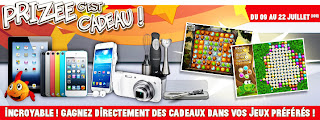 cadeaux a gagner prizee jeux flash