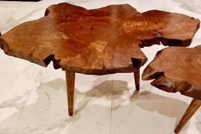 Live Edge Wood Center Table