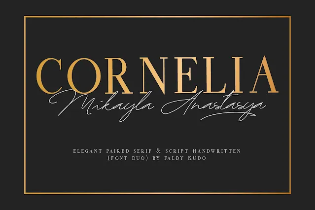 Cornelia Serif Font