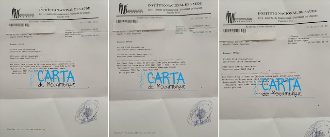 Funcionários da saúde em Maputo fazem "bolada" do teste da COVID-19