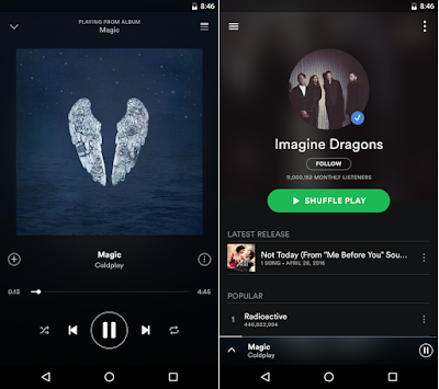 Screenshot Spotify Music Premium