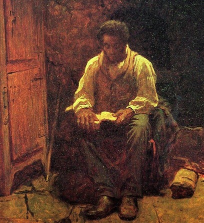 Eastman Johnson (American painter, 1824-1906) The Lord Is My Shepherd 1863