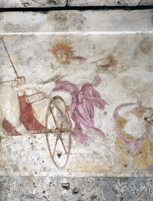 Βεργίνα, Αρχαιολογικός Χώρος Αιγών. Τάφος με την «Αρπαγή της Περσεφόνης», 4ος αι. π.Χ. © ΤΑΠΑ, ΥΠΠΟ.