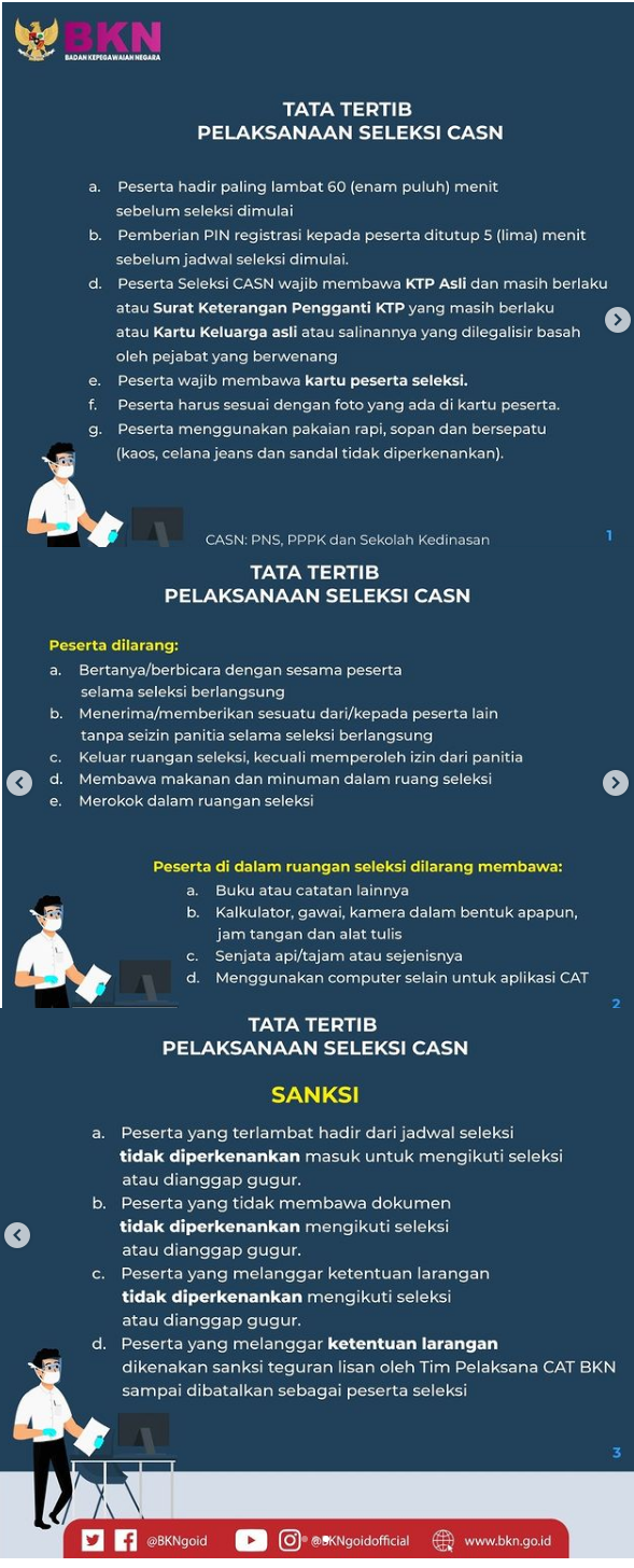 TATA TERTIB DAFTAR SKD CPNS 2021