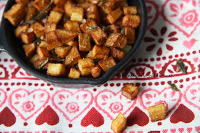 Diced pan fried breakfast #potatoes from www.anyonita-nibbles.co.uk #glutenfree #vegan