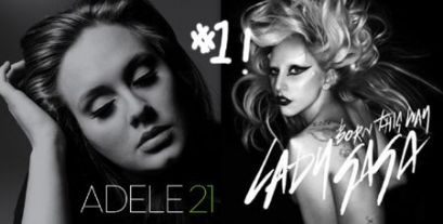 Adele and Lady Gaga Wallpapers 2012