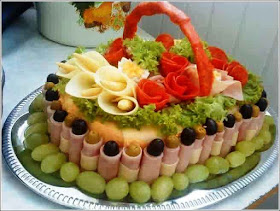 Salad arrangement ideas