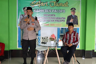 Kapolres Palopo Safari Jumat Sekaligus Silaturahmi ke Lapas Kelas II A 