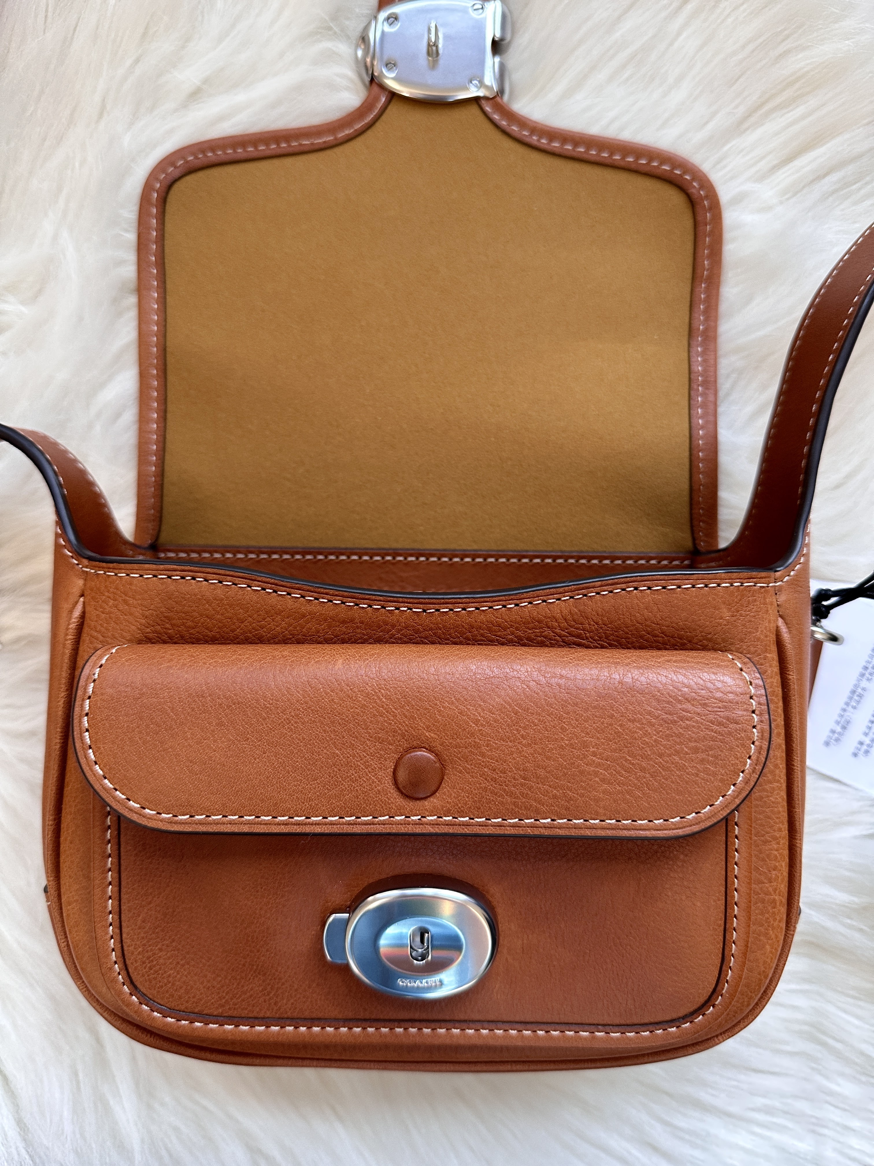 Review! Coach Tabby Messenger 19 Burnished Amber