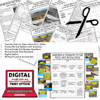 EARTH SCIENCE Activities for Test Prep, Test Review, Study Guides, and Vocabulary Review--PICTURE PUZZLES