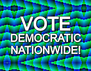 Vote Democratic Nationwide - meme - gvan42 - free art - pirate at will - copy and paste on social media - use in your own blog or webpage - by gvan42 gregvan purple64ets