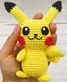 PATRON GRATIS PIKACHU | POKEMON AMIGURUMI 62901